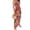 Floral, variant on Women's Single Shoulder Floral Pleated Dress with Ruched Details and Asymmetrical Cutout Silhouette 100% Polyester