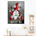 thumbnail image 3 of Kits de pintura de diamantes de Navidad 5D 12 x 16 pulgadas G15 para adultos DIY Full Drill Art Blue Daisy Bañera Imagen, Diamond Art Rhinestone Home Wall Decor Rojo Verde, 3 of 5