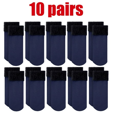 

10 Pairs Thermal Socks Soft Velvet Socks