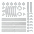 thumbnail image 2 of Pegatinas reflectantes DYNWAVEMX cintas reflectoras Decoración de alta visibilidad para bicicleta Blanco, 2 of 7