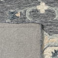 thumbnail image 5 of LR Home Wade 2' x 3' Dark Gray/Blue Floral Wool Indoor Area Rug, 5 of 6