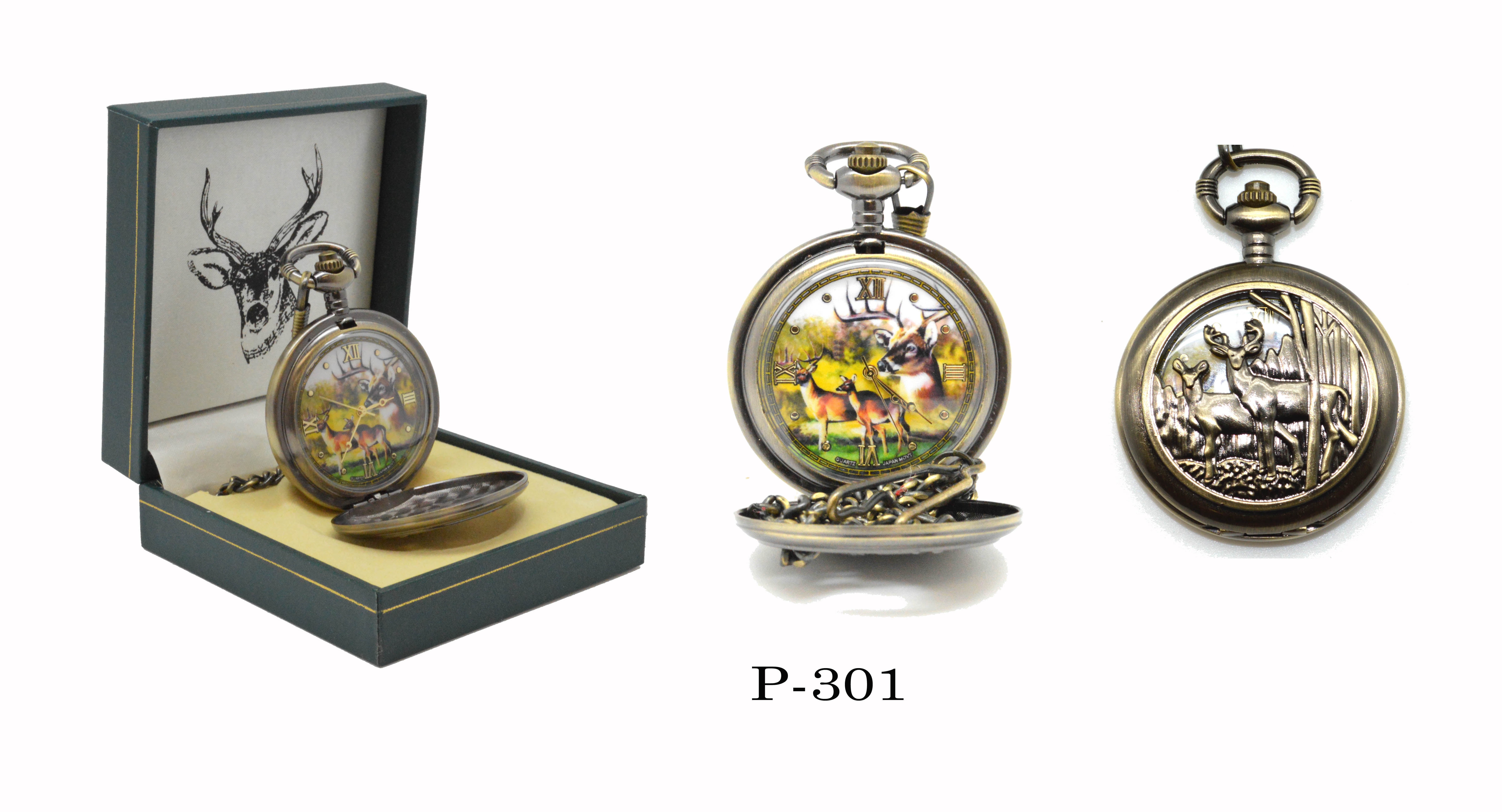 Deer Pocket Watch P 301