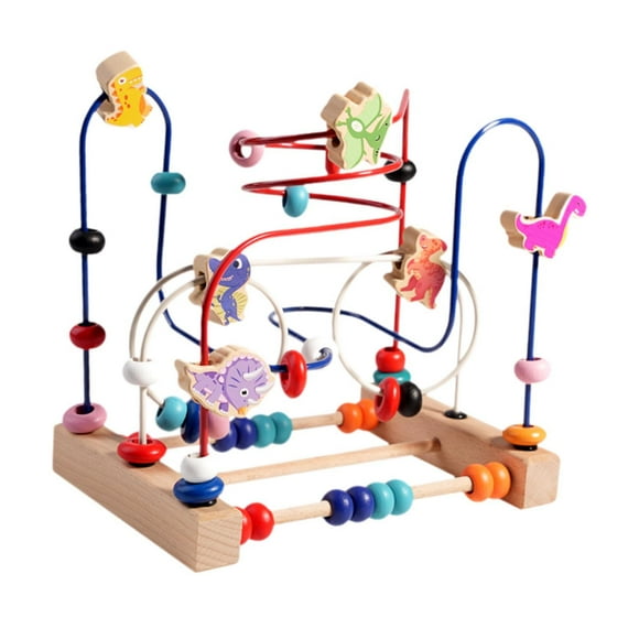 ziyahi Bead Maze Toys Color Perception Dinosaur Ages Years Bead 0-3 Kids Maze Babies