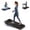 Black- with vibration mode, variant on CURSOR FITNESS Walking Pad with 15% Incline,Under Desk Treadmill for Home Office,Folding Treadmill with 2.5HP Motor,LED Display,Remote Control,300 lb Capacity