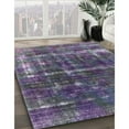 thumbnail image 2 of Ahgly Company Indoor Rectangle Mid-Century Modern Purple Oriental Area Rugs, 4' x 6', 2 of 6