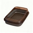 thumbnail image 5 of Splash-Proof High Bar Litter Box Large Capacity Waterproof Base,Removable Pan Modern Design for Multiple Cats Self-Cleaning Function Heavy-Duty Plastic Construction for Home Use,Ccwuwei, 5 of 7