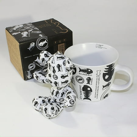 

SYNC - [Fish Bones] Stuffed Bear Mug (3.3 inch height)