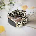 thumbnail image 3 of TOYOUTHS 3 Packs Compatible with Apple Watch Band Scrunchies 49mm(Ultra)/45mm/44mm/42mm Women IWatch Elastic Scrunchy Band Series SE 8 7 6 5 4 3 2 1, 3 of 7