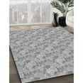 thumbnail image 2 of Ahgly Company Indoor Round Patterned Battleship Gray Area Rugs, 3' Round, 2 of 6