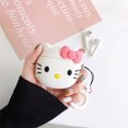 thumbnail image 1 of Funda hello kitty kt cat para Airpods 1/2 pro max, funda protectora de silicona para auriculares Apple, inalámbrica y Bluetooth, 1 of 4