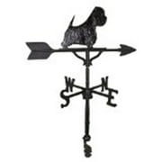 Montague Metal Products WV-262-SB 200 Series 32 In. Black West Highland White Terrier Weathervane