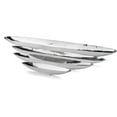 thumbnail image 3 of 20" Contempo Shiny Silver Short Boat Tray, 3 of 3