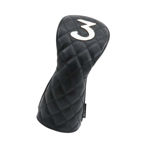 fastboy Couvre-Chef en Bois pour Golf, Long Cou, pour Sports Extérieurs, Adultes, Blanc Noir