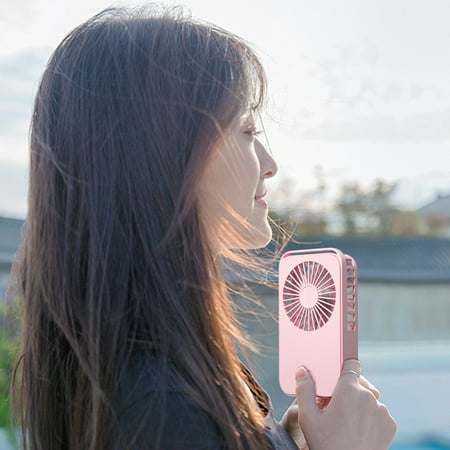 

YHJSGKJ Summer 1200mAh USB Rechargeable Personal Fan Battery Operated Small Hand Held Desktop Hand Fan For Travel/camping/Outdoor/Home/Office