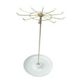 thumbnail image 3 of lionlar Jewelry Organizer Multifunctional Necklace Stand for Vanity Shops Countertop Gold, 3 of 9