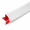White-118 Inch, variant on Black 118 Inch Flexible Quarter Round Peel and Stick Molding Trim
