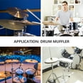 thumbnail image 5 of Weijiyouyu 1pc Cymbal Hi-hat Mute Silencer Pad Drum Mute Pad Drum Cymbals Silencing Pad, 5 of 5