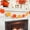 Type A, variant on Fall Decorations for Home, 4.3FT Felt Pumpkins Wood Bead Garland, for Fall Halloween Thanksgiving Farmhouse Decor, Felt Pumpkins Banner for Fireplace Mantel Walls