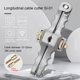 thumbnail image 3 of Pelacables pelacables de fibra óptica longitudinal mano de obra fina resistente y ajustable para aluminio ANGGREK Otros, 3 of 8