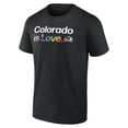 thumbnail image 2 of Men's Black Colorado Avalanche City Pride T-Shirt, 2 of 3