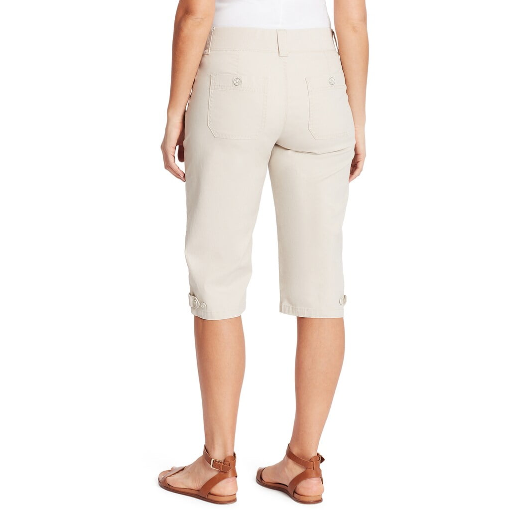 Gloria vanderbilt ribbed utility sale shorts