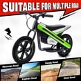thumbnail image 6 of ICEEIF 24V 300W Kids Electric Bike, Electric Dirt Bike with Flashing LED Lights, 2 Speed Settings, Music Function, for Boys Girls Ages 6+,Green, 6 of 7