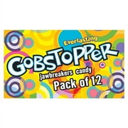 WonkaEverlasting GobstopperCandy, jawbreakers that changecolorsandflavors, 5 oz, pack of 12