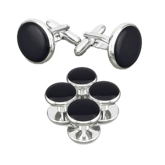 KMYY Men Tuxedo Cufflinks Formal Costume Shirt Studs Cuff Links 6 Pcs/Set