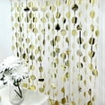 thumbnail image 2 of Balsa Circle Metallic Champagne Round 6 feet Foil Tassels Fringe Backdrop Curtains Party, 2 of 8