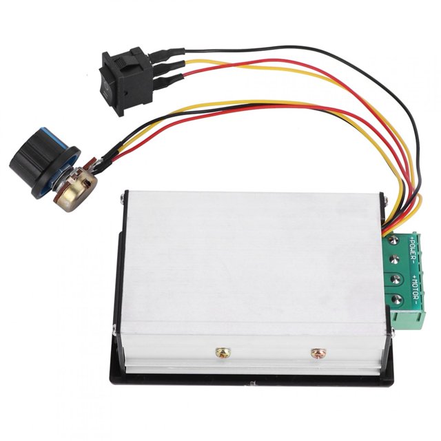 Regulador de velocidad del motor de 15 A CC, controlador de regulador de pantalla digital de 6 V, 12 V, 24 V, 36 V, 48 V