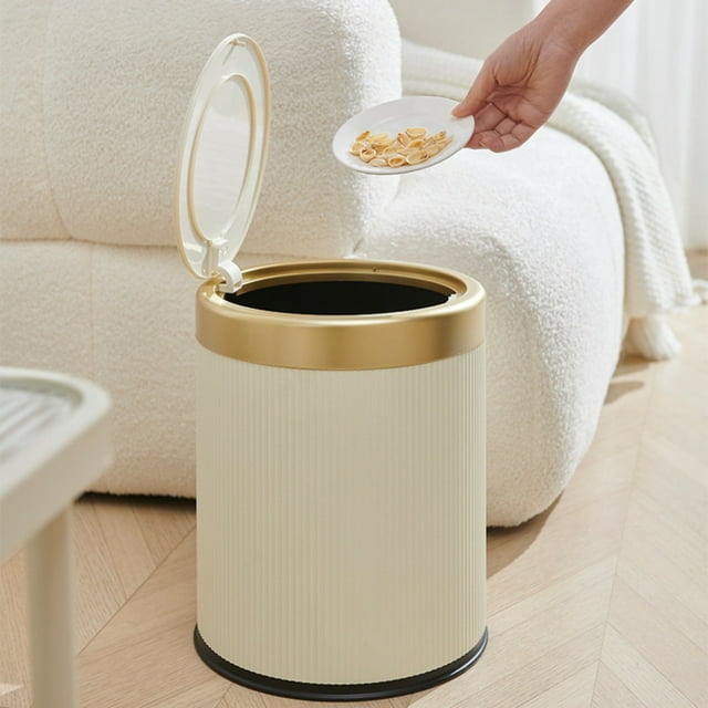 Pukomc Motion Sensor Can With Lid,3.5 Gallon Touchless ,Automatic Bathroom Garbage Can Smart S Suitable For Kitchen Bathroom Bedroom