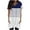 Dark Blue, variant on Fuwddey Summer Tunics Tops for Women Casual Loose Fit V Neck Short Sleeve Casual Long T Shirts Blouses with Pockets to Wear with Leggings