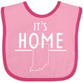 thumbnail image 3 of Inktastic It's Home- State of Indiana Outline Boys or Girls Baby Bib, 3 of 4