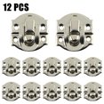 thumbnail image 2 of BTOER 5/12set Jewelry Box Hasp Clasp Suitcase Wood Chest Cabinet Decorative Lock Latch, 2 of 2