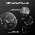 thumbnail image 4 of 5.75 inch Headlight Motorcycle Projector Headlamp Super Wide Angle Driving, 4 of 7