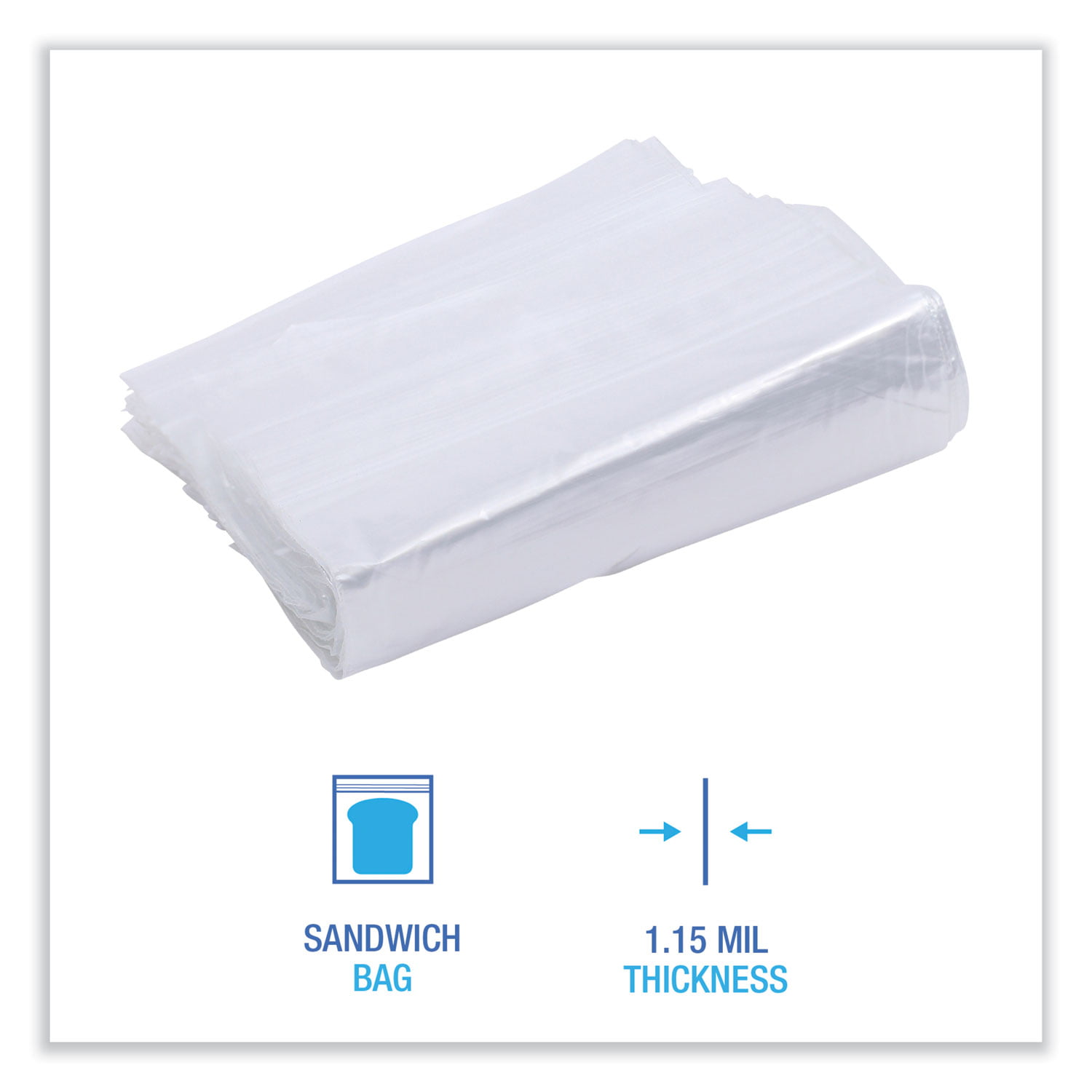CRYOVAC SANDWICH BAG RESEL 1-500 COUNT*Pack Size =1-500 COUNT-#100946910