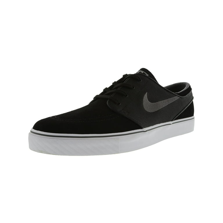 Nike Men's Zoom Stefan Janoski Black / Light Graphite White Gum Brown Skateboarding Shoe - 10M -