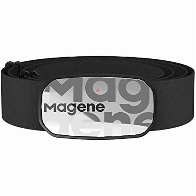 wonima11 H603 Chest Strap Heart Rate Monitor, ANT+ and Bluetooth Compatible with Fully Adjustable Strap, iPhone & Android Compatible
