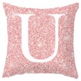 thumbnail image 1 of Housse de Coussin Lettre Décorative Alphabet pour la Maison, 1 of 10