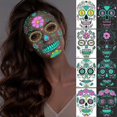 thumbnail image 1 of Pegatinas de Tatuaje Luminosas para Halloween Yashi 2 Piezas, 1 of 2