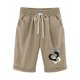 thumbnail image 1 of Pantalones Cortos Casuales de Cintura Elástica de Béisbol Impresos, Pantalones de Pijama con Cordón para el Hogar, la Playa, la Ropa de Dormir Y el Uso Diario, 1 of 2