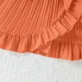 thumbnail image 4 of Toddler Flower Girl Dress Summer Sleeveless Tutu Dresses for Girls Knee-Length Dresses 3-7 Years Orange 4-5 Years, 4 of 6