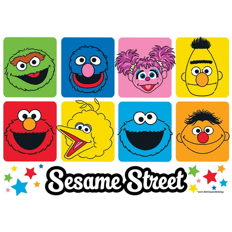 Buffalo Games Sesame Street 4-in-1 Multipack Interlocking Jigsaw