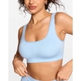 thumbnail image 4 of Women's Natrelax No Underwire Bralette No Padding Comfort Sleep Bra Ribbed Wireless Pullover, 4 of 7