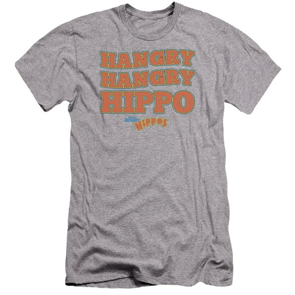 Hungry Hungry Hippos - Hangry - Premium Slim Fit Short Sleeve Shirt - Medium