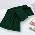 thumbnail image 2 of Juego de toallas de mano Jacquotha Forest Green 100% algodón x2, 2 of 7
