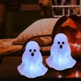 thumbnail image 5 of Halloween Ghost Night Light Decorations - Spooky LED Ghost Figurines for Indoor Use, Battery Powered Halloween Decor for Mantel, Shelf, Tabletop, Bedroom, Kitchen Party, 5 of 6