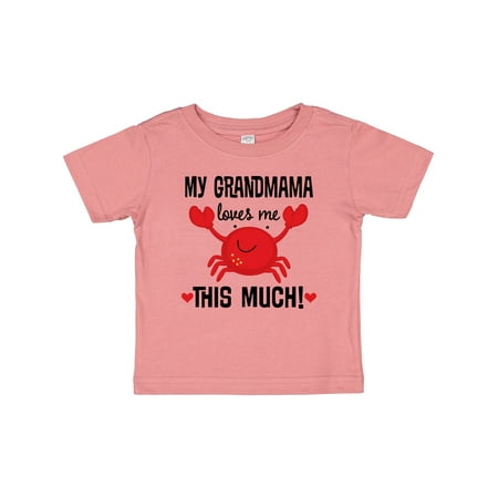 

Inktastic Grandmama Loves Me Grandchild Gift Baby Boy or Baby Girl T-Shirt