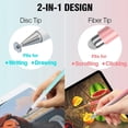 thumbnail image 3 of Paquete de 3 Lápices Ópticos para Pantalla Táctil, Lápiz Óptico Universal con Puntas de Disco y Puntas de Fibra Adicionales para Tabletas y Teléfonos., 3 of 8