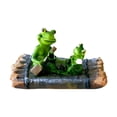 thumbnail image 1 of La estatua de puede flotar en agua Figuras de rana Collections Resina de la escultura animal Decoración del estanque para el patio del patio Rana de remo, 1 of 8